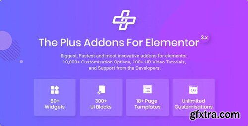 CodeCanyon - The Plus v3.0.6 - Addon for Elementor Page Builder WordPress Plugin - 22831875 - NULLED