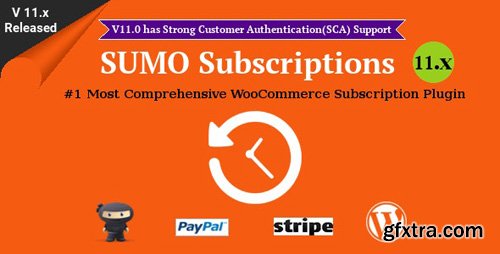 CodeCanyon - SUMO Subscriptions v11.1 - WooCommerce Subscription System - 16486054