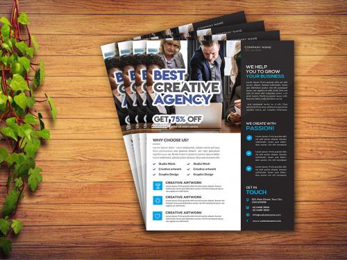 Corporate business flyer template design Psd - corporate-business-flyer-template-design-premium-psd