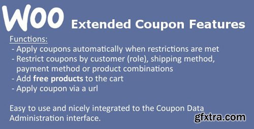 CodeCanyon - WooCommerce Extended Coupon Features PRO v3.1.1 - 13747019