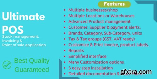 CodeCanyon - Ultimate POS v2.17 - Best Advanced Stock Management, Point of Sale & Invoicing application - 21216332 - NULLED