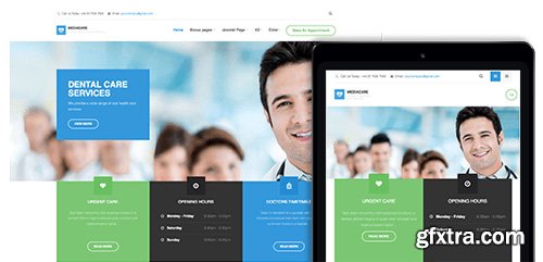 JoomlArt - JA Medicare v2.0.1 - Responsive Joomla Template For Hospitals & Clinics