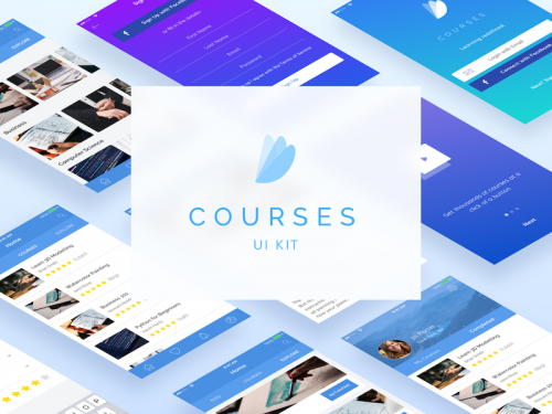 Courses iOS UI Kit - courses-ios-ui-kit