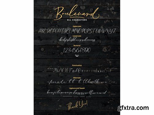 Boulevard - Handwriting Font