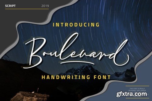 Boulevard - Handwriting Font