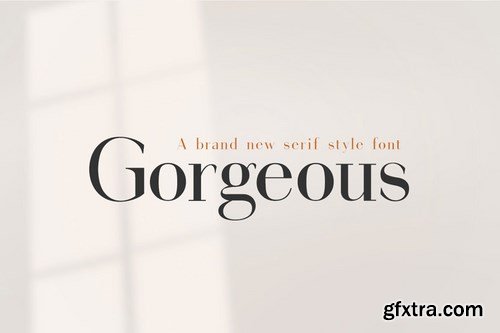 Gorgeous Serif Font