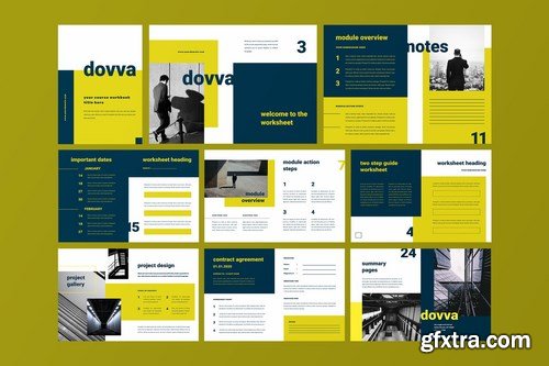 Dovva - Minimalist Workbook Template