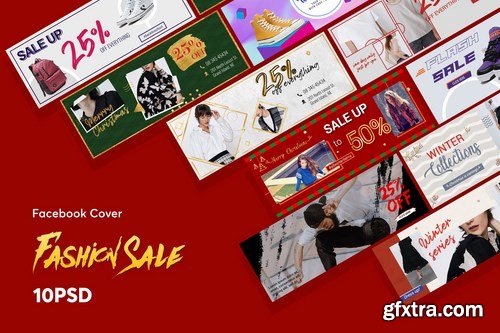 Creative Fashion Sale Facebook Cover PSD Template