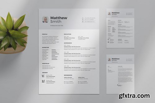 Minimalist Resume Layout