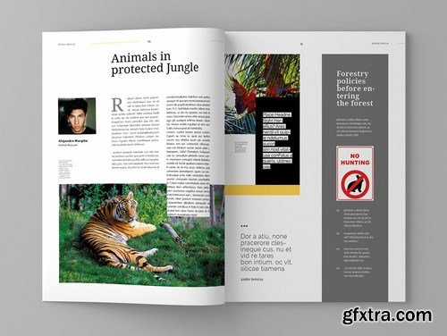 Jungle - Magazine Template