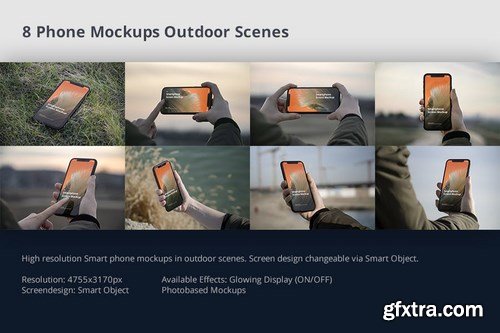 Phone Mockup Outdoor Scenes