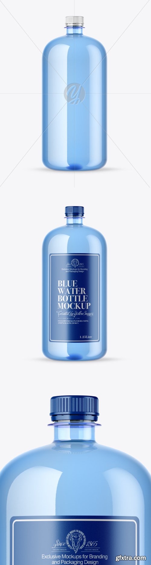 Blue Water Bottle Mockup 51994