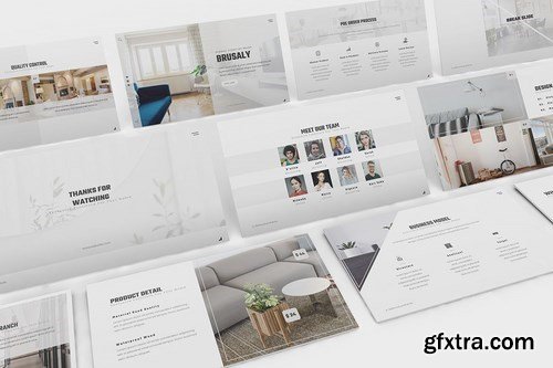 Furniture Powerpoint Google Slides and Keynote Templates