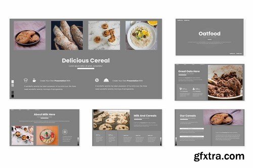 Oatfood - Powerpoint Google Slides and Keynote Templates