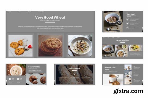 Oatfood - Powerpoint Google Slides and Keynote Templates