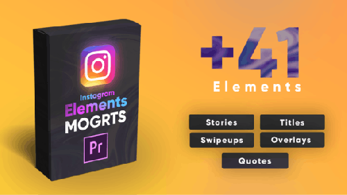 Videohive - Instagram Elements Pack-MOGRT