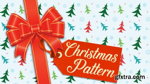 Seamless Repeating Christmas Pattern in Adobe Illustrator