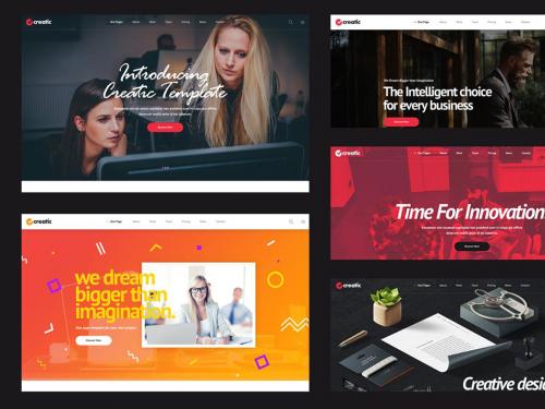 Creatic - One Page Creative Parallax PSD Template - creatic-one-page-creative-parallax-psd-template