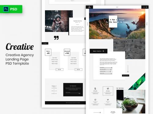 Creative Agency Landing Page PSD Template-02 - creative-agency-landing-page-psd-template-02