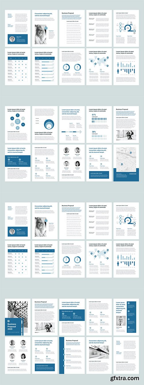 Business Proposal A4 PowerPoint, Keynote, Google Slides