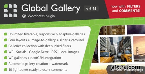 CodeCanyon - Global Gallery v6.611 - Wordpress Responsive Gallery - 3310108