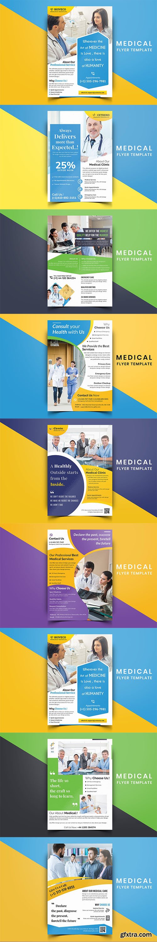 Medical Flyer Templates 01-10 