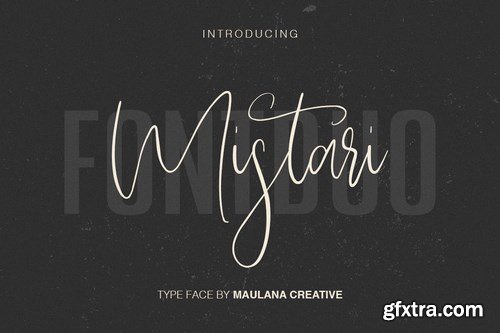 Mistari Typeface - Script And Sans