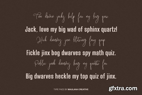 Mistari Typeface - Script And Sans