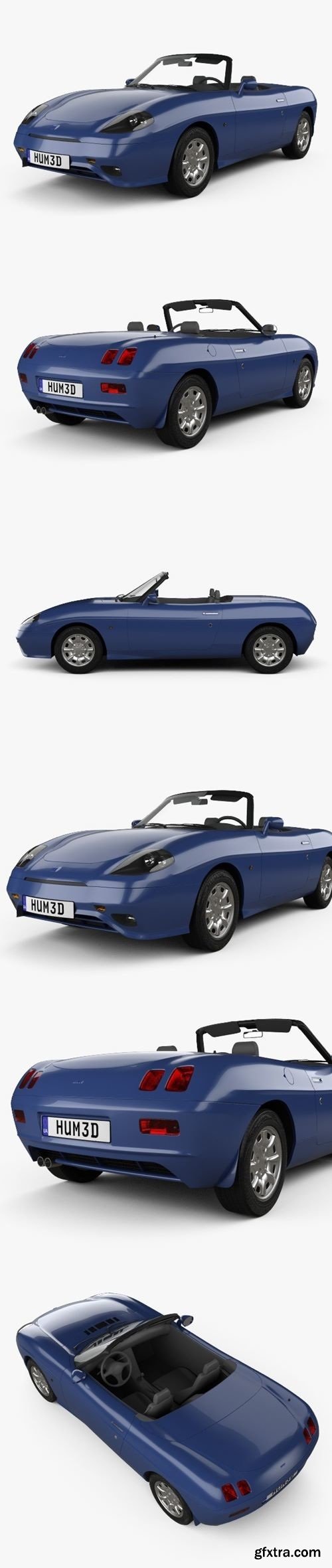 Fiat Barchetta 1995 3D Model