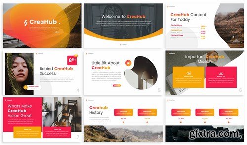 CreaHub - Business Powerpoint Template