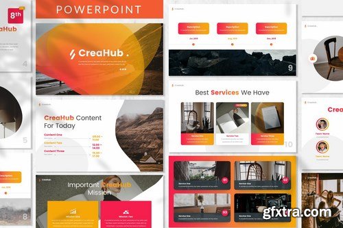 CreaHub - Business Powerpoint Template