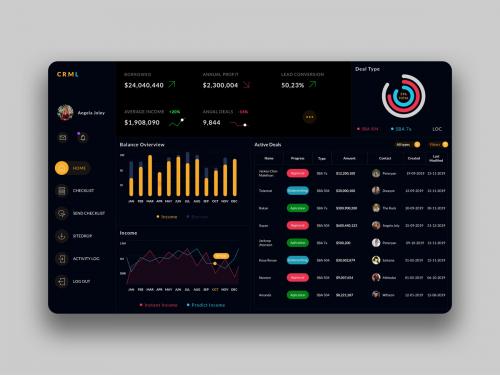 CRM Dashboard UI - V2 - crm-dashboard-ui-v2