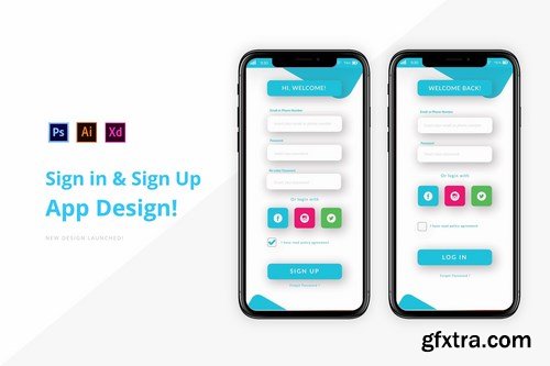 Creative Login & Sign Up