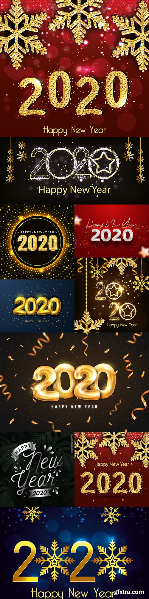 New Year and Christmas 2020 decorative inscriptions 19