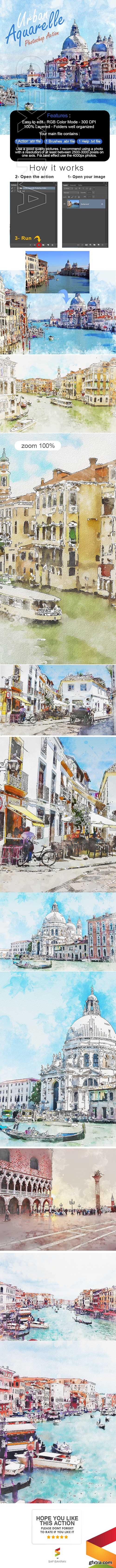 GraphicRiver - Urban Aquarelle Photoshop Action 24986426