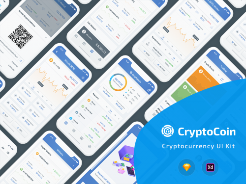 CryptoCoin Cryptocurrency UI Kit - cryptocoin-cryptocurrency-ui-kit