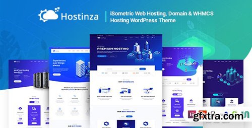 ThemeForest - Hostinza v1.8.5 - Isometric Domain & Whmcs Web Hosting WordPress Theme - 22404212