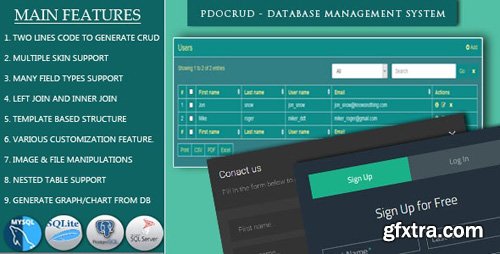 CodeCanyon - PDO Crud v4.4.1 - Advanced PHP CRUD application (Form Builder & Database Management) - 17674879 - NULLED