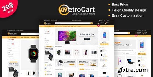ThemeForest - Metrocart v1.0 - Electronics Mega Store Prestashop Theme - 24672930