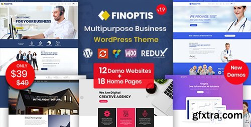 ThemeForest - Finoptis v1.9 - Multipurpose Business WordPress Theme - 22999222