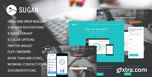 ThemeForest - Sugan v1.0.2 - Software WordPress Theme - 13845082