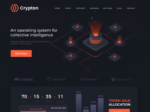 Crypton ICO Landing Page - crypton-ico-landing