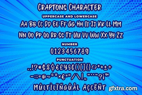 Craptons - Cute Retro Font