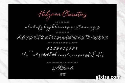 Halymon Signature Script