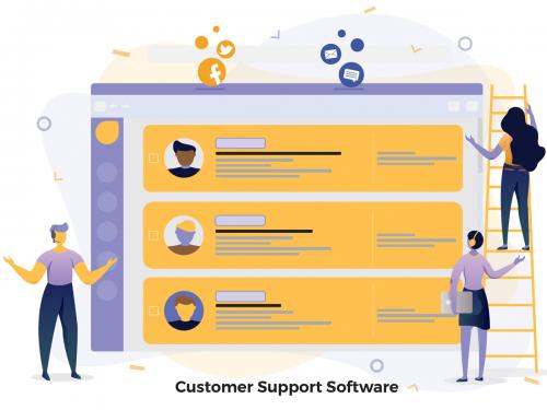 Customer Support Software Illustrations CRM - customer-support-software-illustrations-crm