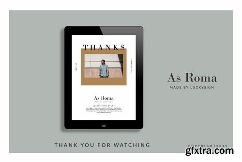 As Roma Business Magazine Template