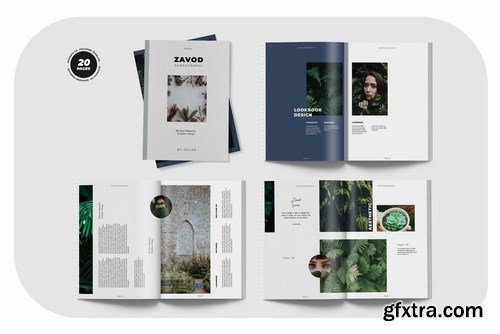 Magazine Business Agency DCLXVI Template