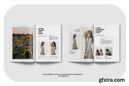 ZAVOD Business Magazine Minimal Template