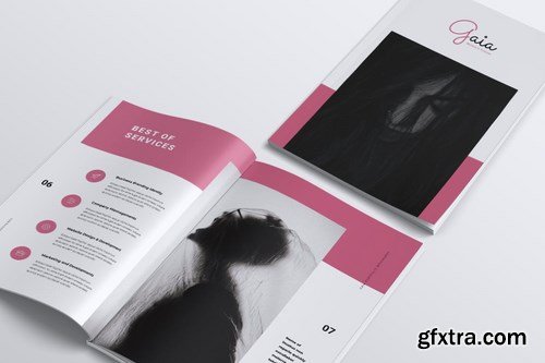 GAIA Company Creative Agency Portfolio Brochures