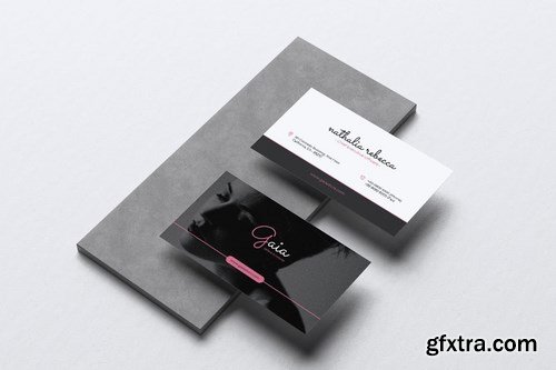 GAIA Fashion Show Event Flyer & Business Card